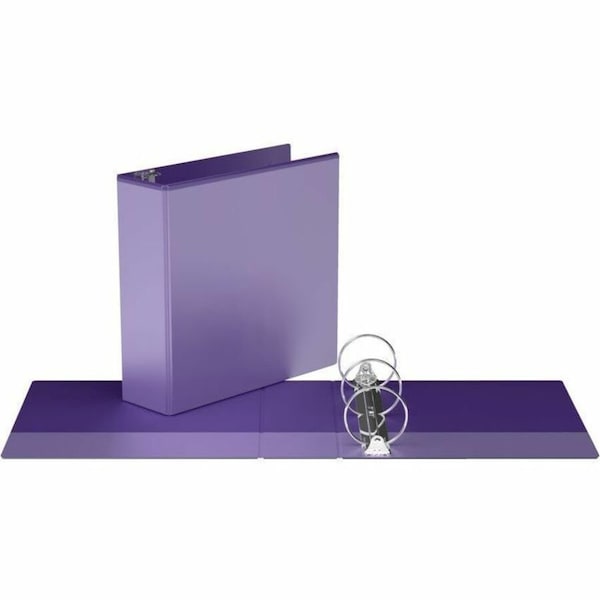 Davis Group Easyview Premium, Round Ring, Customizable, View Binder, (Purple, 3"), PK6 8414-69-06 - main