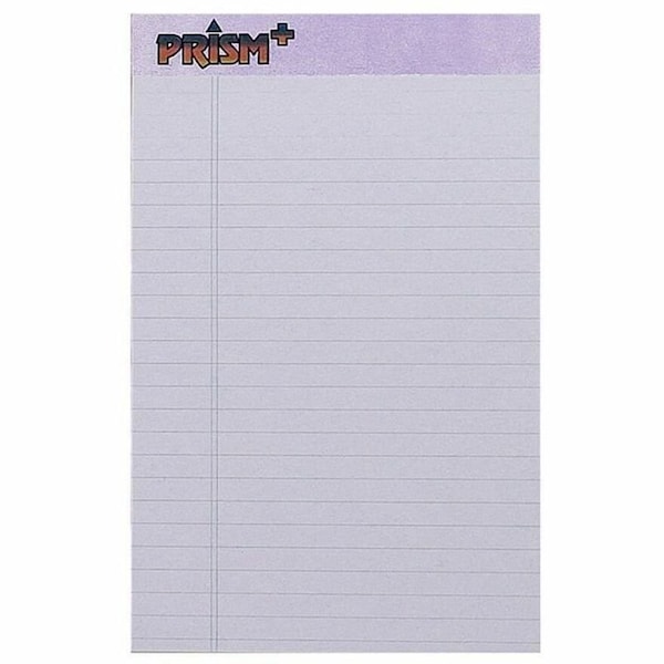 Tops Business Forms TOPS, PRISM + WRITING PADS, NARROW RULE, 5 X 8, PASTEL ORCHID, 12PK 63040 - main