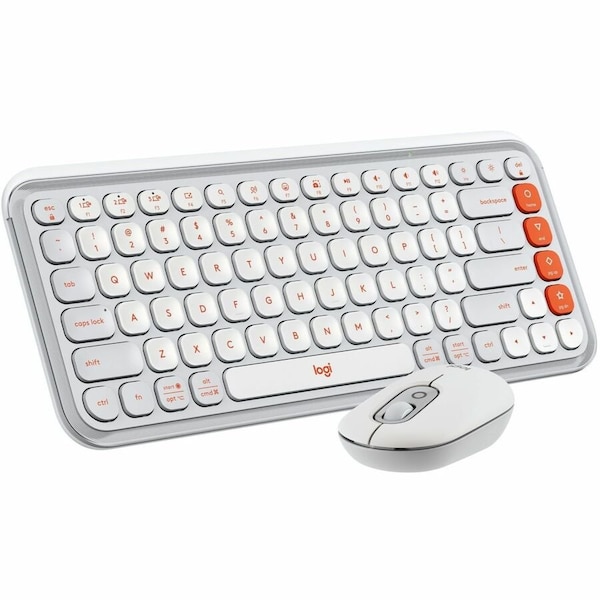 Logitech POP ICON COMBO (OFF-WHITE & ORANGE) 920-013104 - main