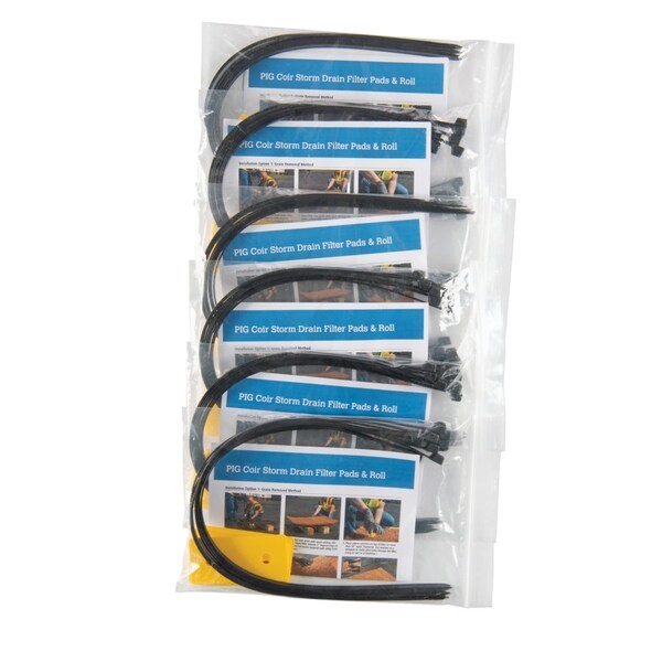 Pig Stormwater Over-the-Drain Filter, PK 6 FLT964-6PK - main