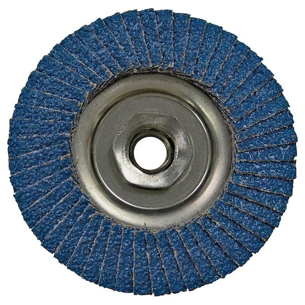 Vortec Pro Flap Disc, 4-1/2 in Dia, 5/8-11 Arbor, Non-Woven, 36 Grit, Coarse, Zirconia Aluminum Abrasive 30827 - main