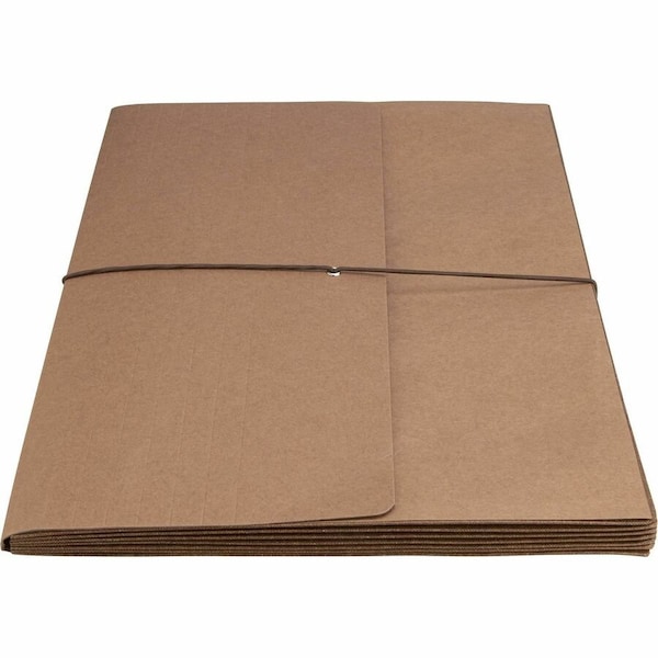 Business Source Legal Recycled File Wallet, Brown, 10PK BSN26576BX - main