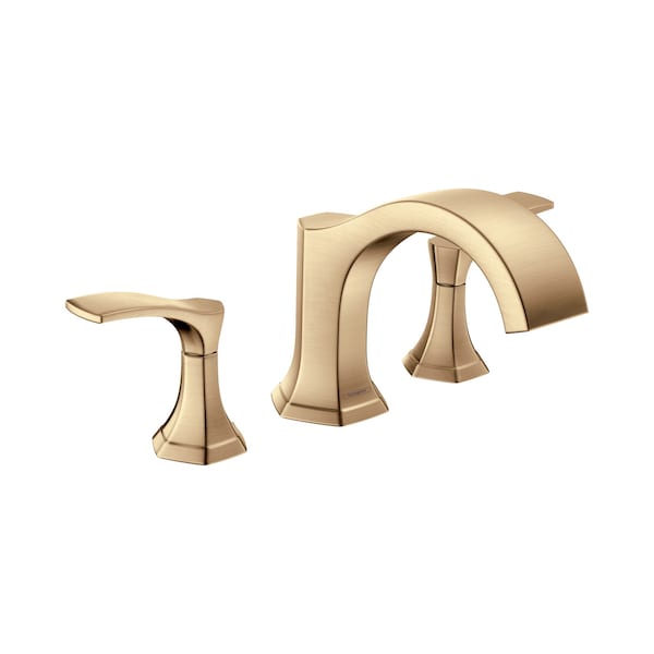 Hansgrohe Locarno 3-Hole Roman Tub Set Trim in Brushed Bronze 04816140 - main