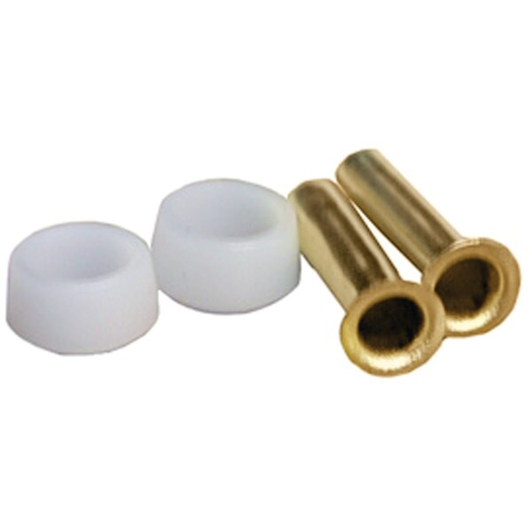Westlake Pipe & Fittings 1/2'' OD Hard Plastic & Brass Compression Insert 17-0949 - main