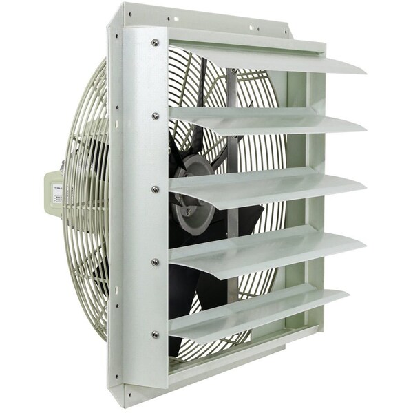 Iliving 20-Inch Corrosion Resistance Shutter Exhaust Fan, Single Speed ILG8SF20S-CR - main