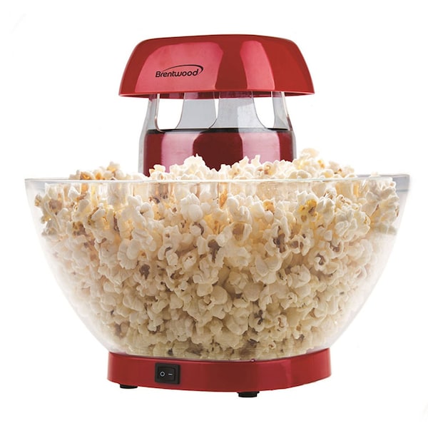Brentwood Industries Jumbo 24-Cup Hot Air Popcorn Maker in Red 750105507M - main