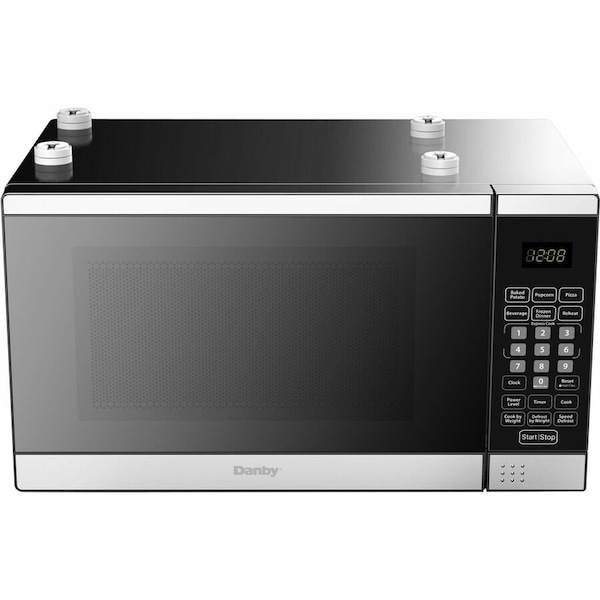 Danby Products Danby Countertop/Under Cupboard Microwave, 700 Watts, 0.7 Cu.Ft. Capacity, Black & Silver DDMW007501G1 - main