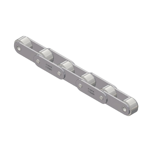 Senqcia Hi-Max Conveyor Series Double Pitch Riv Lg, 10 ft OAL, 1.5P, 7/8 Dia x .5 W C2062HMRB - main