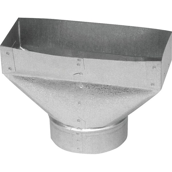 Imperial Mfg Imperial Universal Boot, 3 in L, 10 in W, 4 in H, Steel, Galvanized GV0682 - main