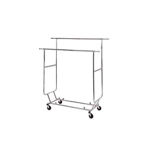 Store Supply Warehouse Chrome Double-Rail Collapsible Salesman Rack 60127 - main