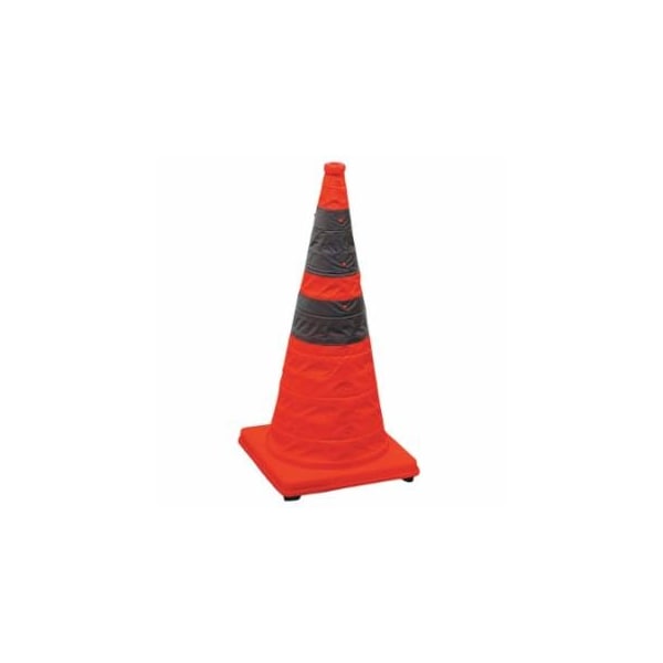 Cortina Safety Products Pack and Pop Collapsible Safety Cone, 12 x 12 x 28, Orange, Nylon 831-03-501-03 - main