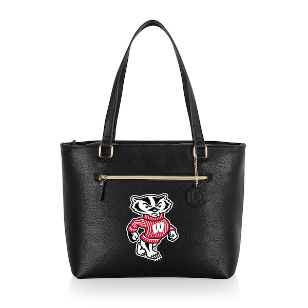 Picnic Time Family Of Brands NCAA Wisconsin Badgers Uptown Cooler Tote Bag - Insulated Lunch Bag 743-01-179-644-0 - main