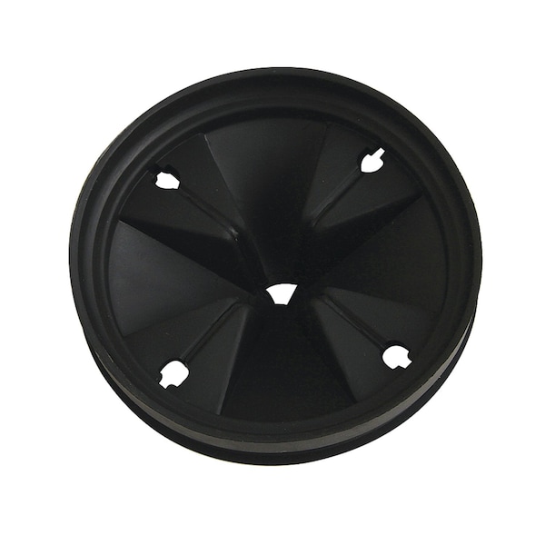 Kingston Brass Garbage Disposal Splash Guard, Black KD4200 - main