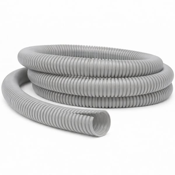 Kable Kontrol Convoluted Split Wire Loom Tubing - 1" Inside Diameter - 10' Length - Gray WL905-10-GRAY - main