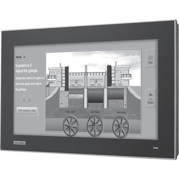 Advantech 21.5'' Full HD Industrial Monitor with P-CAP Touch Control, Direct HDMI Port FPM-221W-P4AE - main