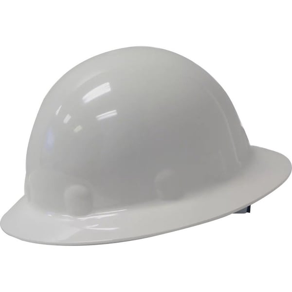 Fibre-Metal By Honeywell Hard Hat, Super Eight E1, Thermoplastic, 8 Point Swing Ratchet, Type 1, Class E, White E1SW01A000 - main