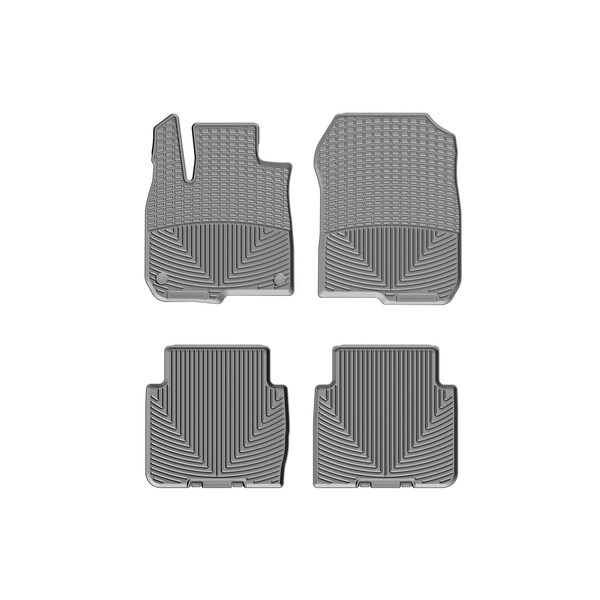 Weathertech Grey, Front and Rear All Weather Floor Mats W419GR-W420GR - main