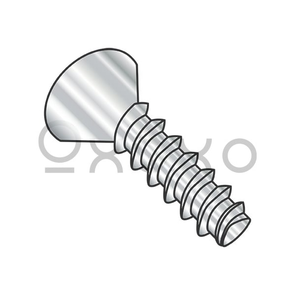 Oxoxo 4-20X1/2 Phillips Flat Plastite Alternative 48-2 Full Thread 410 Stainless Passivated Wax, 4000PK 564911 - main
