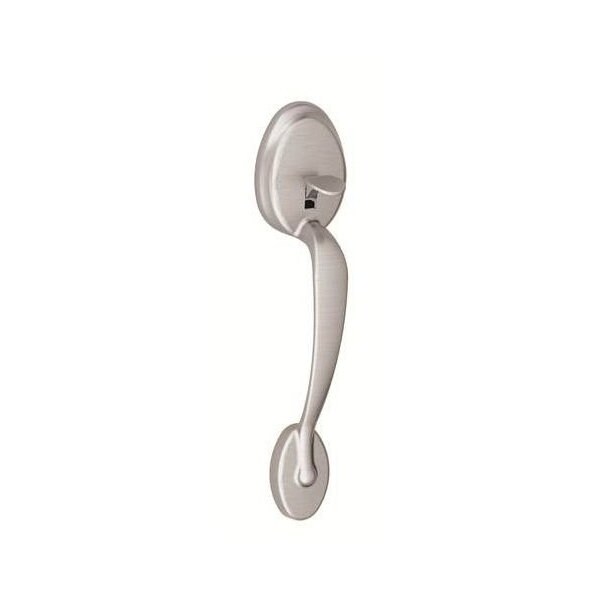 Schlage Residential Left Hand Plymouth with Flair Lever Bottom Half Handleset with 16080 Latch and 10063 Strike FE285PLY626FLALH - main