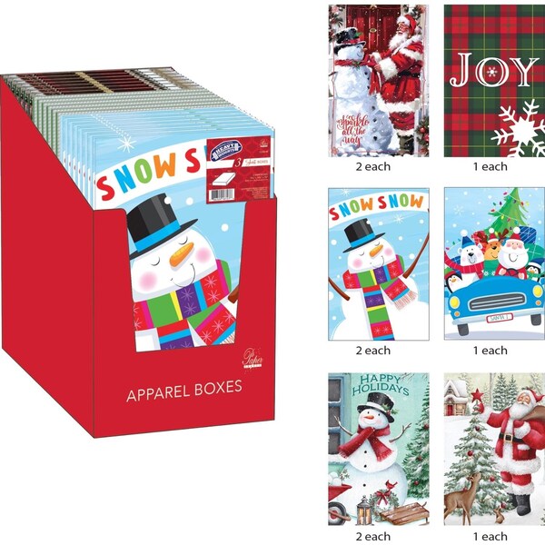 Paper Images Assorted Holiday Shirt Gift Box C20SBACD-12 - main