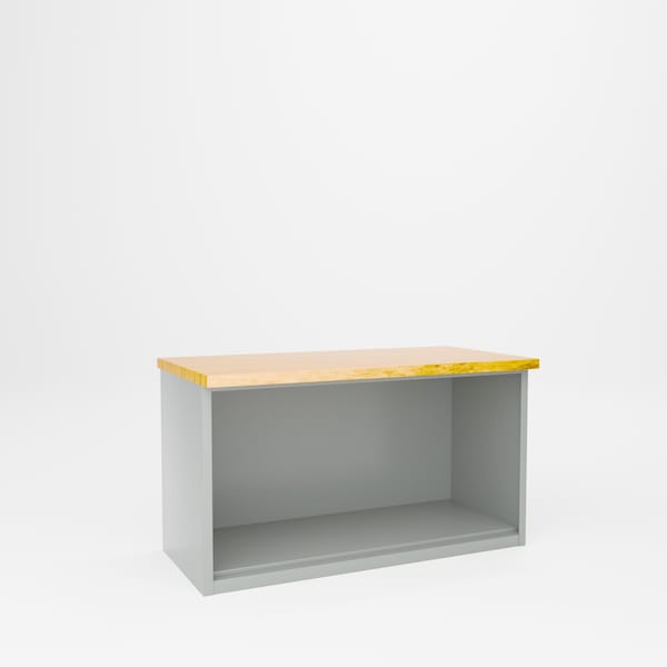 Pucel Cabinet Workbench, 60 in W x 30 in D x 34 in H, Red CW-3060 - main