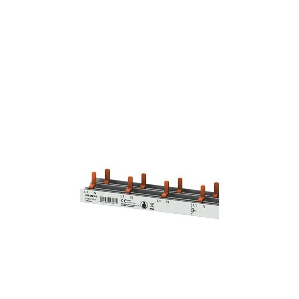 Siemens compact Pin Busbar 10mm2 connection: 1p/N AFDD 5SM6 + compact device 1 MW 5ST3776-0 - main