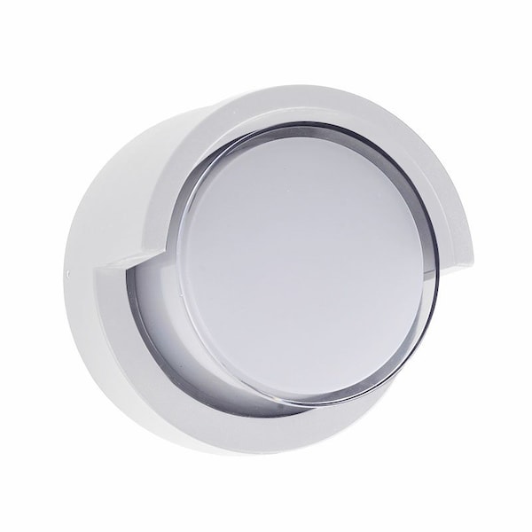 Sunlite LED White Round Modern Outdoor Light Fixture with Canopy, 12W 850 Lumens 30K/40K/50K, 90 CRI 85109-SU - main