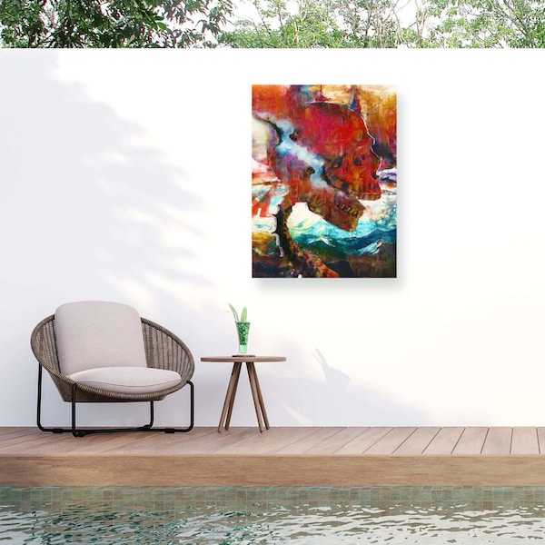 Trademark Fine Art Outdoor Canvas Art Barrett Biggers 'Last Breath' Wall Art for Patios, or Gardens GRL01328-OC2432WR - main