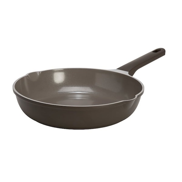 Ecolution Fry Pan, 11 in Dia, Aluminum, Charcoal, Comfort Grip Handle EH11569-AS - main