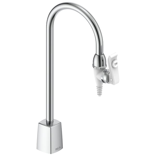 Delta Commercial W66 Series Single Handle Water: Deck-mount Pure Water Faucet with Gooseneck Spout W6635DW - main