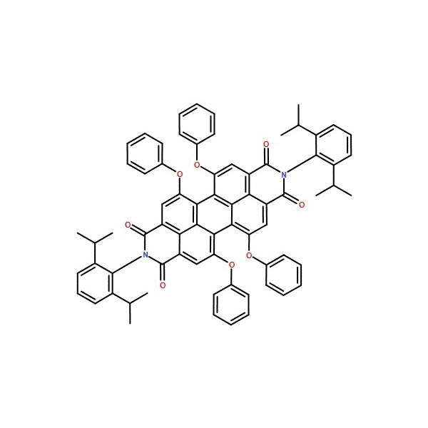 Ak Scientific N, N'-Bis(2, 6-diisopropylphenyl)-1, 6, 7, 12-tetraphenoxy-3, 4, 9, 10-perylenetetracarboxylic diimide (5g) 8394AL-5g - main