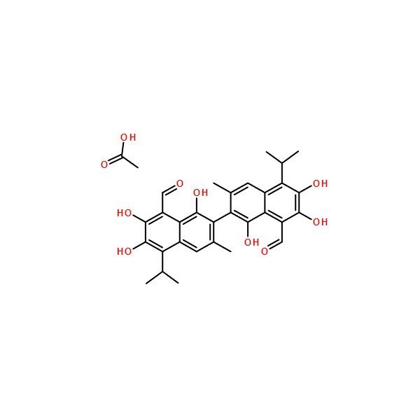 Ak Scientific Gossypol-acetic acid (1g), CAS 12542-36-8 P562-1g - main