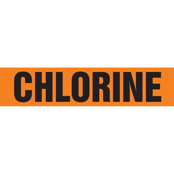 Accuform ASME ANSI PIPE MARKER CHLORINE RPK205SSH - main