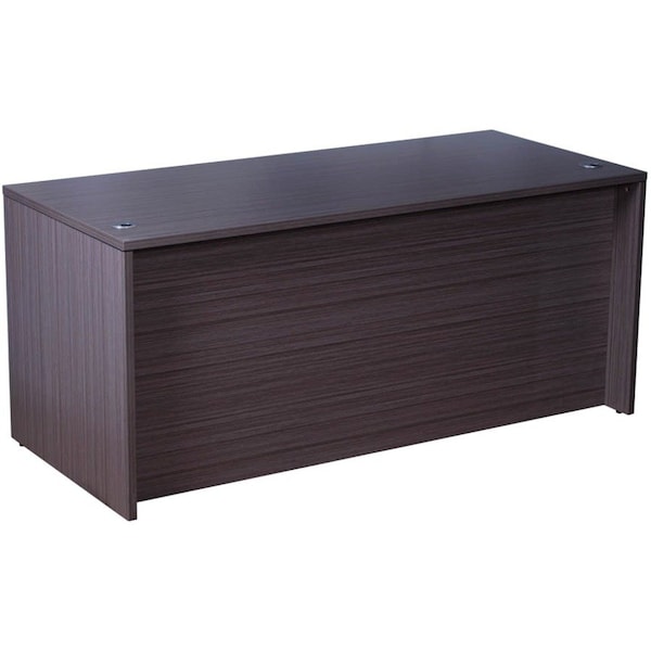 Boss Desk Shell Desk Shell, 66"W x 30"D, Driftwood, 30 in D X 29 1/2 in H, 66 in W X Driftwood N102-DW - main