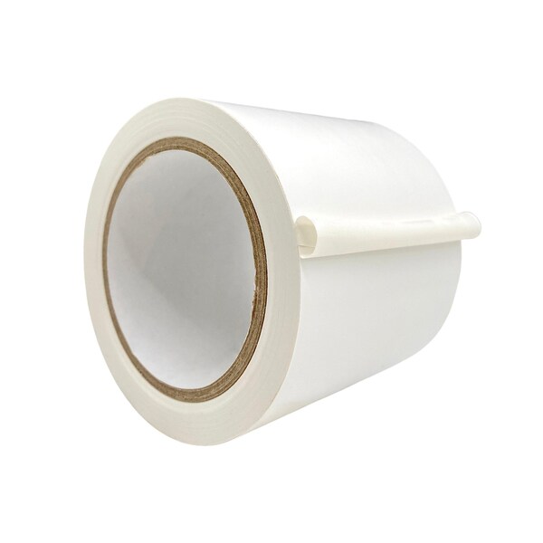 Wod Tape Floor Marking Tape, PVC, White, 4 inch (96mm) W., 6 mil Thickness, 12 PK WOD VTC606-04000-12-60-WHI - main