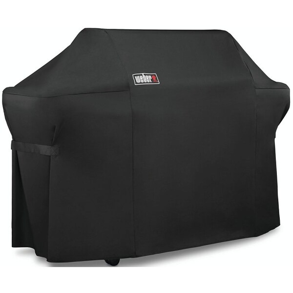 Weber Summit Premium Grill Cover, 748 in W, 268 in D, 47 in H, Polyester, Black 7109 - main