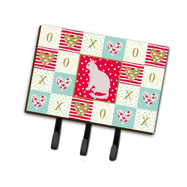 Carolines Treasures 6 x 2 x 9 in. Burmilla No.2 Cat Love Leash or Key Holder CK5750TH68 - main