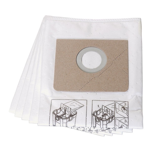 Fein 8.7 x 1.6 in. Dry Filter Bags, White - 5 Piece 2406205 - main