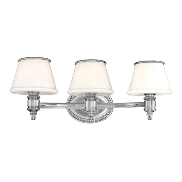 Hudson Valley Lighting Richmond 3 Light Bath And Vanity 23.75 In. Polished Nickel 4943-PN - main