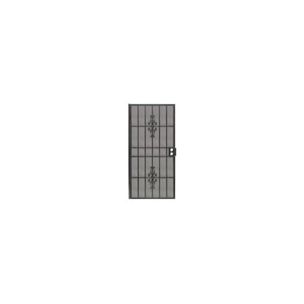 Precision Flagstaff Series Door Screen, 80 in L, 36 in W, Steel, Black 3853BK3068 - main