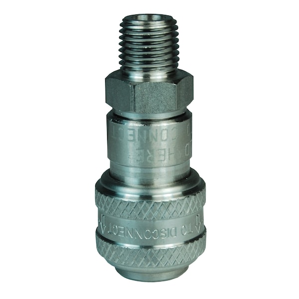 Dixon D-Series MNPT, 1/2", Coupler, 1/2", SS 4DM4-S - main