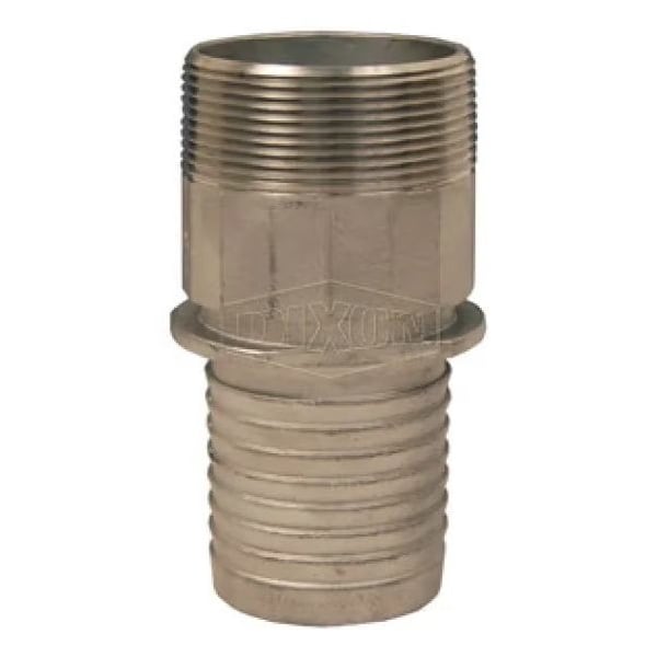 Dixon External Swage Notched Stem, 3 in Nominal, MNPT, 316 SS, Domestic RST300NOS - main