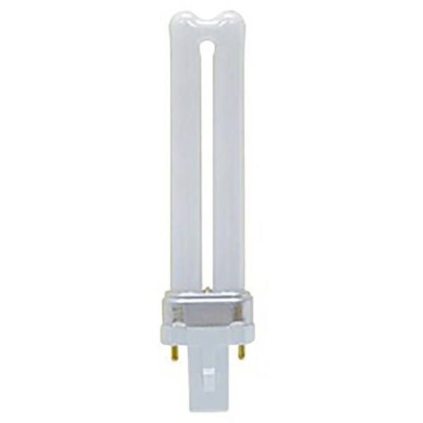 Ge 13576 CFL Bulb, 7 W, T4 Lamp, G23 Lamp Base, 400 Lumens, 2700 K Color Temp, Soft White Light 93130279/13576 - main