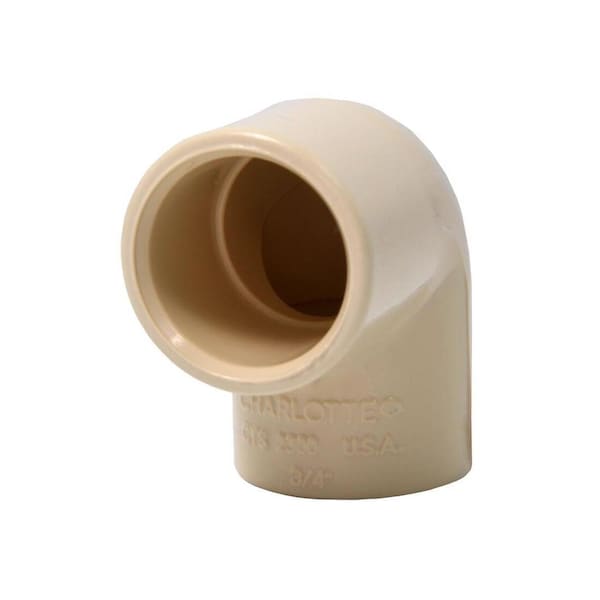 Charlotte Pipe And Foundry 3/4 In. Slip x Slip 90 Deg. CPVC Elbow 1/4 Bend, 10PK CTS02300C0800 - main