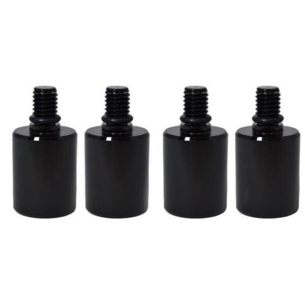True Spike LUG NUTS 25 Millimeter Length Black Set Of 4 LGE002 - main