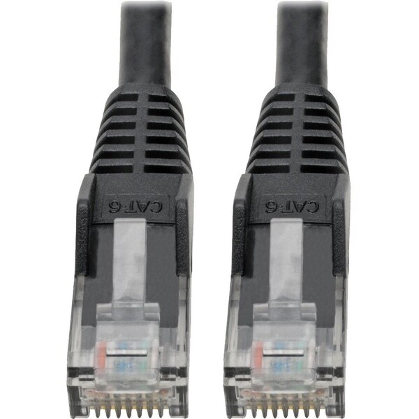 Eaton Tripp Lite Series Cat6 Gigabit Snagless Molded UTP Ethernet Cable RJ45 M/M, PoE, Black, N201-06N-BK - main