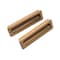 Homeroots Set of Two Brown Teak Wood Drawer Pull Knobs, 2PK 476583 - alternate 2