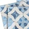 Homeroots 4" x 4" Blue Vinyl Arabesque Peel And Stick Removable Tiles 628704 - alternate 2