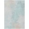Homeroots 5' X 8' Pale Aqua Beige And Ivory Abstract Washable Indoor Outdoor Area Rug 617414 - alternate 2
