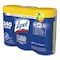 Lysol Disinfecting Wipes, 80 Wipe Canister, 7x8 in Wipes, Nonwoven Fiber, Lemon & Lime Blossom, PK6 REC 84251 - alternate 2